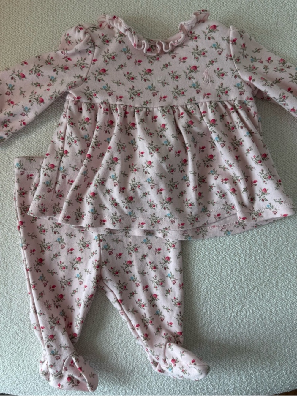 Ralph Lauren baby Pink Floral Set